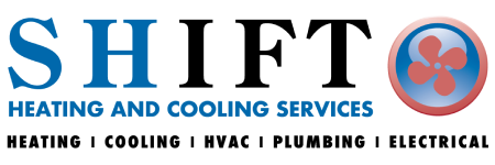 Shift Heating and Cooling Services company logo – Calgary HVAC, plumbing, and electrical experts